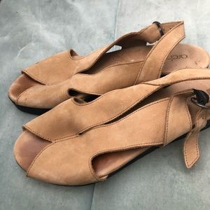 Arche nubuck slingback sandals size 40/9